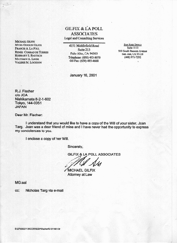 Scanned document 13-1.png from Fischer's website
