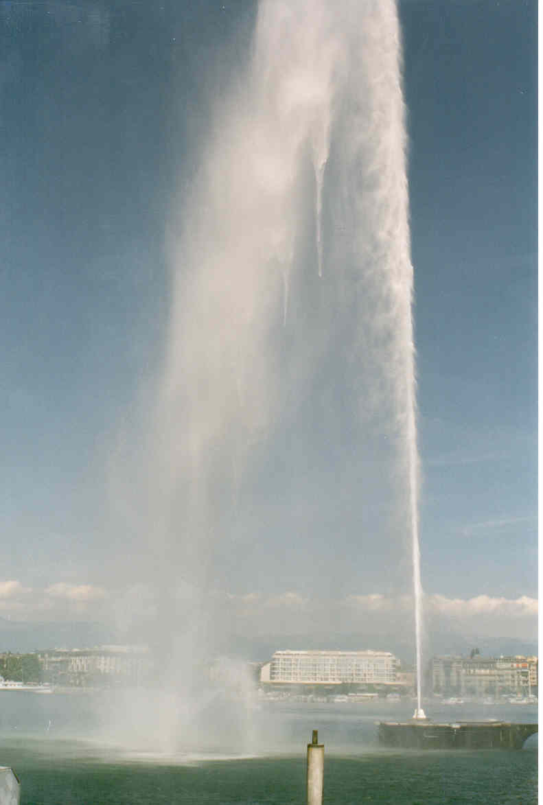 Jet d&rsquo;Eau on Lake Geneva