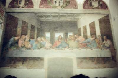 Leonardo's Last Supper mural in the refectory — Milan, Italy (12-16 June 2000)