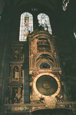 The great dial of the Strasbourg astronomical clock — Strasbourg, France (1-3 July 2000)