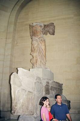 The Winged Victory of Samothrace at the Louvre — Paris, France (1 July 2000)