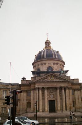 The domed Pantheon under a grey sky — Rome, France (22-28 June 2000)