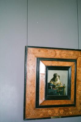 A vaulted skylit gallery of large paintings in the Louvre — Paris, France (22-28 June 2000)