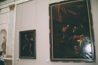 Two dark Old Master paintings hung in the Louvre — Paris, France (22-28 June 2000)