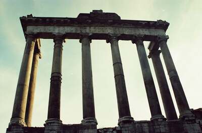 Columns of the Temple of Saturn — Roman Forum