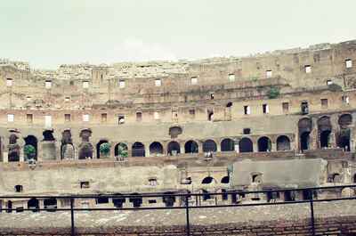 The weathered inner tiers of the Colosseum — Rome, Italy (21-27 May 2000)