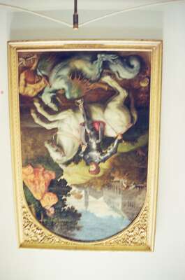 Painting of St George slaying the dragon — Vatican Museums, Vatican City (21-27 May 2000)