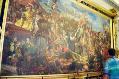 Sobieski at Vienna, a vast historical painting — Vatican Museums, Vatican City (21-27 May 2000)