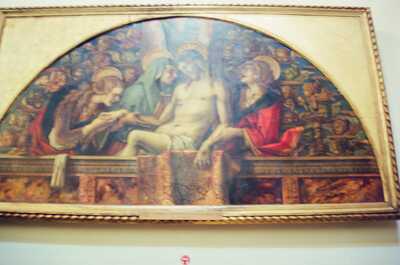 A lunette painting of the lamentation of Christ — Vatican Museums, Vatican City (21-27 May 2000)