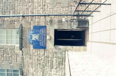 The Royal Scots Dragoon Guards Museum entrance sign — Edinburgh, Scotland (August 2000)
