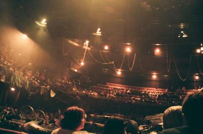 The lit auditorium during the 'Cats' performance — London, England (mid-August 2000)