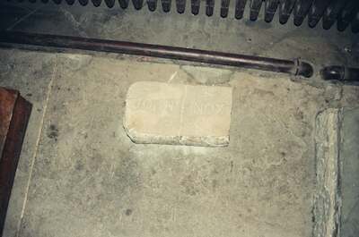 The 1559 John Knox commemorative marker stone — Edinburgh, Scotland (August 2000)