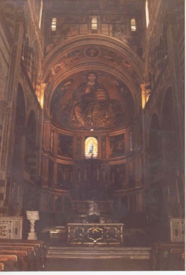 The nave and apse mosaic of Pisa Cathedral — Pisa, Italy (26-27 May 2000)