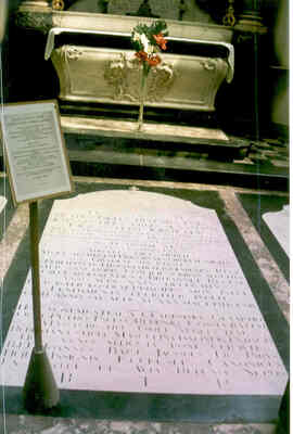 Rubens’s grave — Antwerp, Belgium (2000)