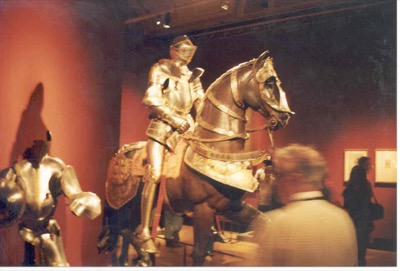 An equestrian armour in the Kaiser Karl V exhibition — Vienna, Austria (12-16 June 2000)
