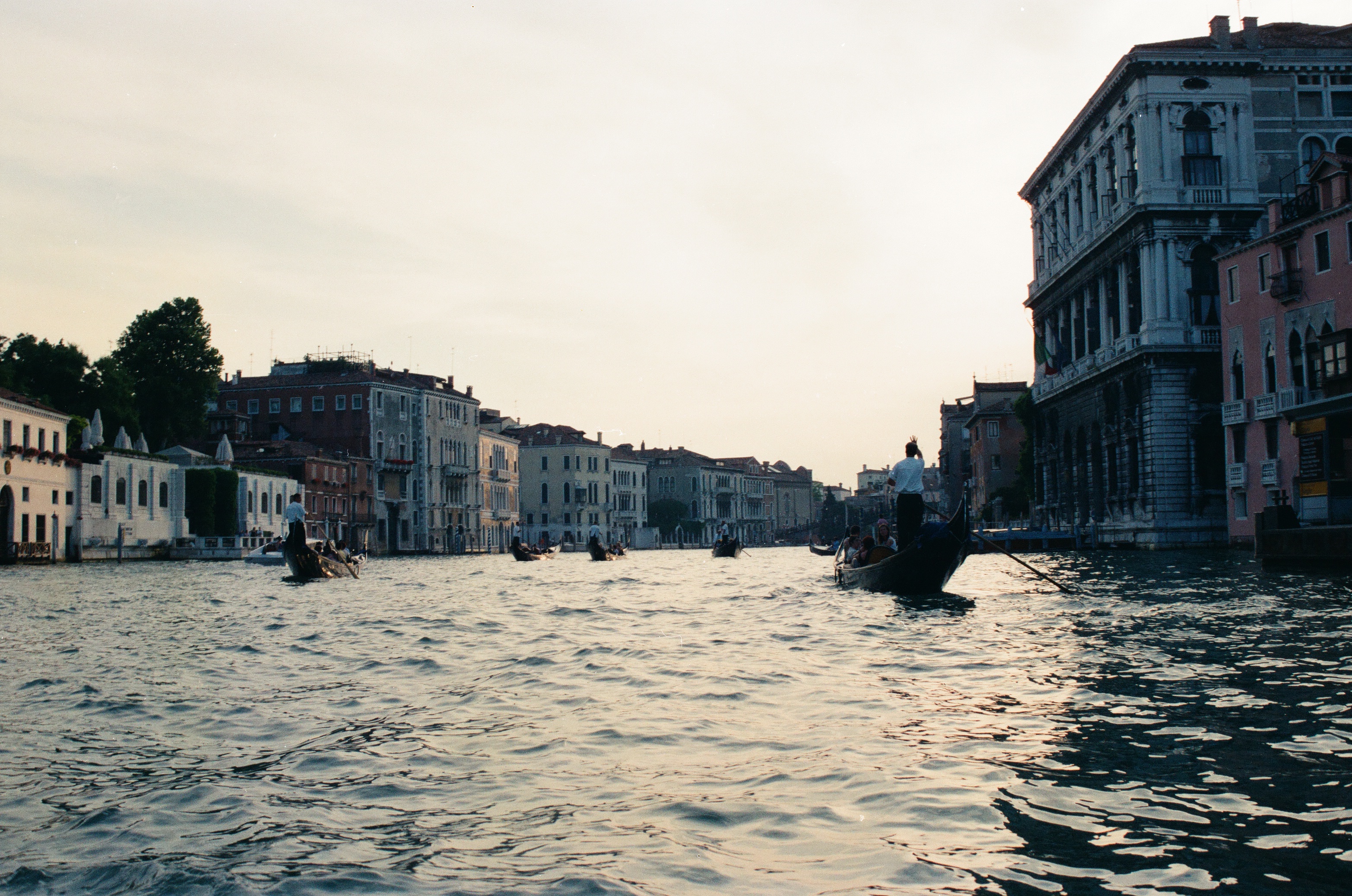 A Venetian canal with gondola
